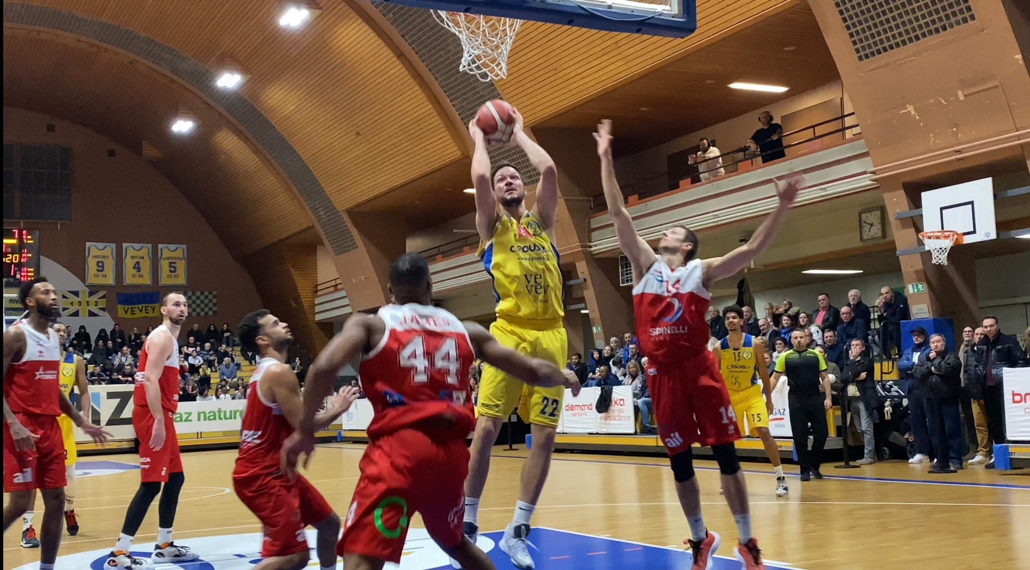 Basket : Vevey inflige à Massagno sa deuxième défaite de la saison